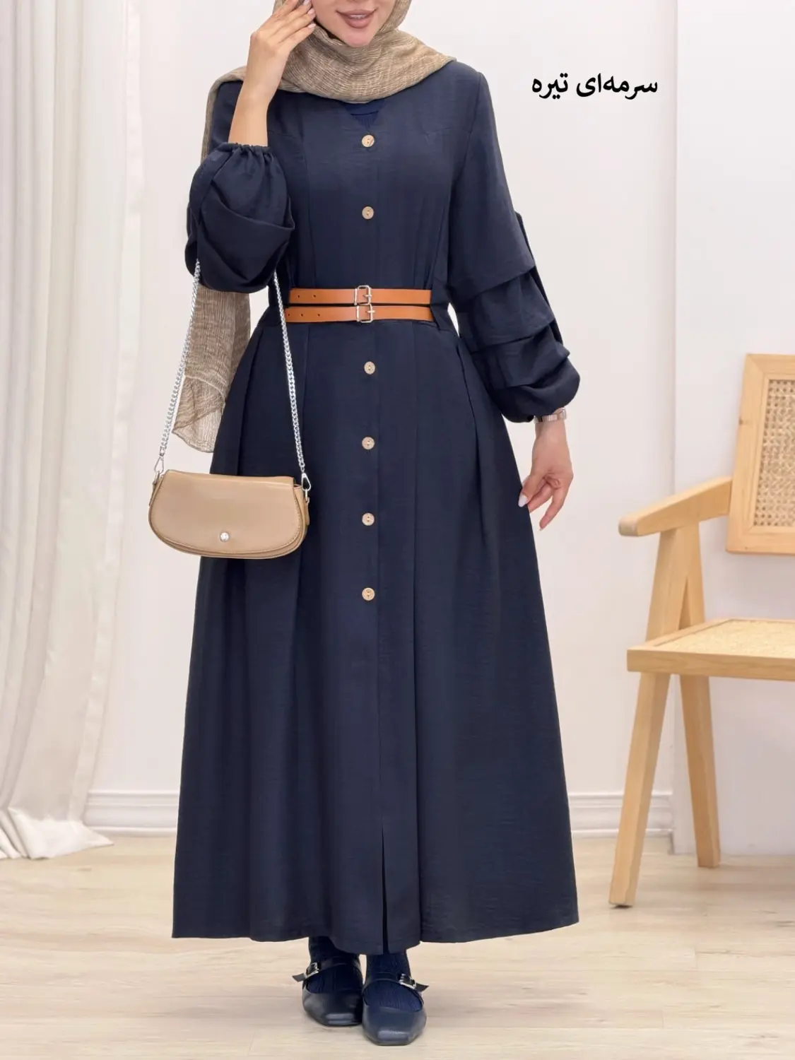 6501-پیراهن پریناز (ایراددار)
